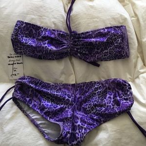 Fresh Peaches Bikini size medium purple